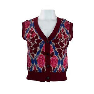 Maeve Floral Sweater Vest